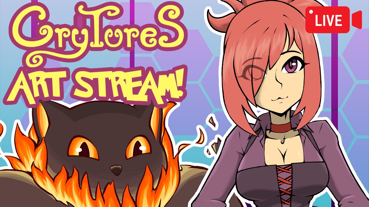 Vtuber Draws Fake Pokemon! | Crytures TTRPG