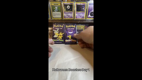 Pokemon Halloween Booster Packs Day 1