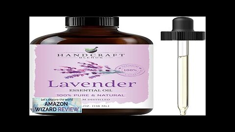 Handcraft Blends Lavender Essential Oil Huge 4 Fl Oz 100% Review