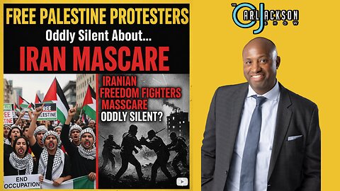 : Free Palestine Protesters Oddly Silent About Massacre Of Iranian Freedom Fighters