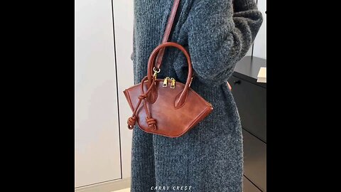 Elegant Mini Handbag for Everyday Use | Designer Shoulder Bag | Modern Small Purse with Knot Detail