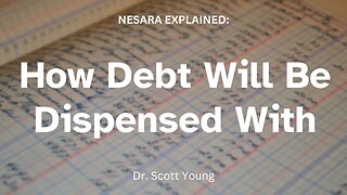 How Debt Will Be Dispensed With