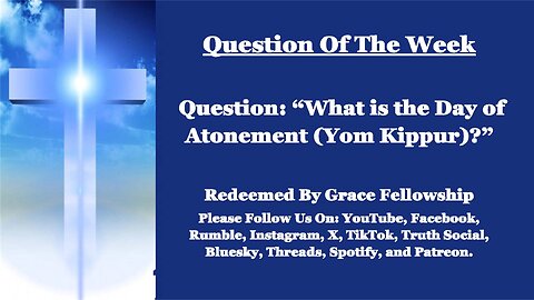The RBGF LIVE "Question of the Week"