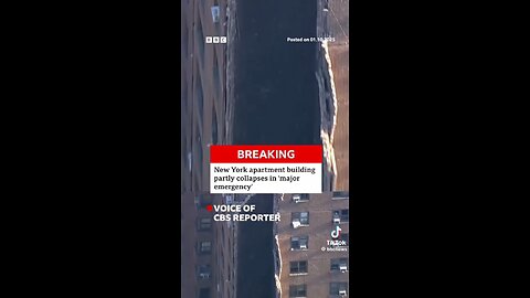 NYC apartment building partially collapses. 🏢💥