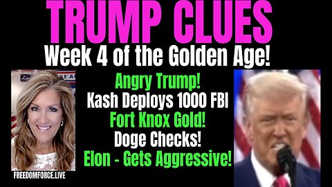 TRUMP CLUES FROM THE GOLDEN AGE WEEK 4 - Live with Melly - Sunday February 23, 2025.