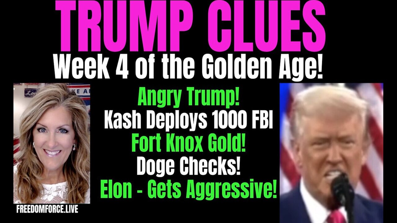 TRUMP CLUES FROM THE GOLDEN AGE WEEK 4 - Live with Melly - Sunday February 23, 2025.