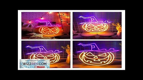 Custom Halloween Decor Pumpkin LED Neon Signs for Bar Decoration Personalized Gift Review