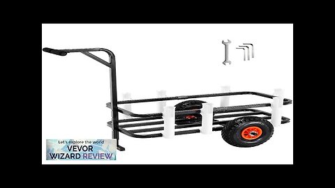 VEVOR Beach Fishing Cart 200 lbs Load Capacity Fish and Marine Cart Review