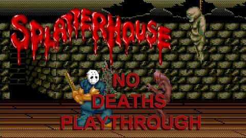 Splatterhouse (PC Engine) Full playthrough - 1 Life (4k 60fps)