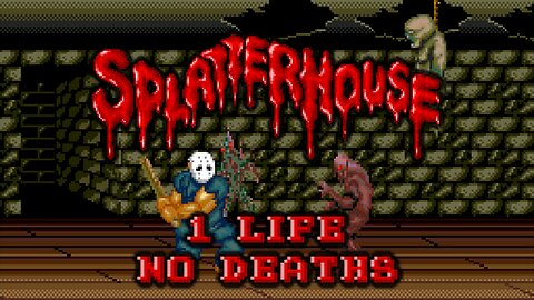 Splatterhouse (PC Engine) Full playthrough - 1 Life (4k 60fps)