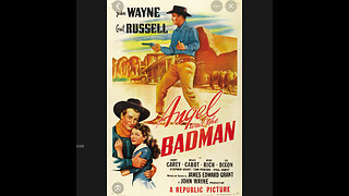 CS #83. John Wayne | Angel and the Badman (1947) Classic Western | Colorized Movie