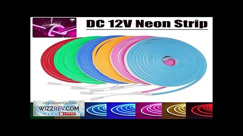 DC 12V Neon Strip 2835 120Leds/M Home Garden Decor White/Blue/Pink/Yellow/Green/Red Flexible Review