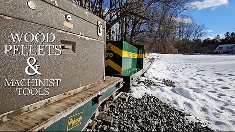 A winter day on the Mill Brook Railroad