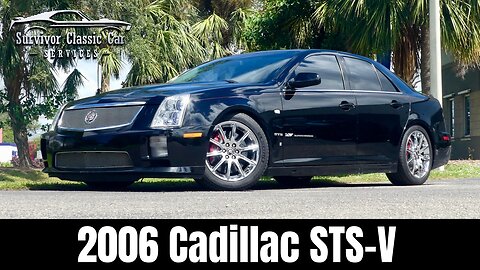🔥 2006 Cadillac STS-V – Supercharged 4.4L V8 | 469 HP Luxury Super Sedan | Rare Black Raven STS-V