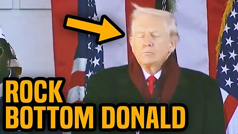 Trump SLURRING & DISORIENTED at Vets Day atrocity