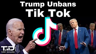 Tik Tok Unbanned by President Trump!