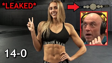 HOTTEST WOMEN'S MMA PROSPECT?👀SCARY NEW FOOTAGE! | Dakota Ditcheva TRAINING (Joe Rogan REACTS) 2025