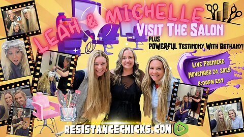 Leah & Michelle Visit The Salon! Plus: POWERFUL Testimony with Bethany Our Hair Stylist!