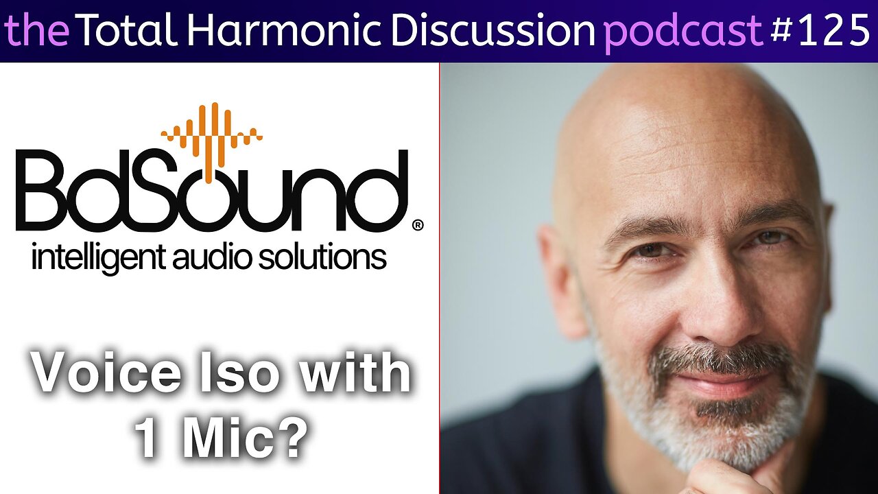 THD 125 BD Sound In Car Voice Isolation Bubbles Built in AI Software to Enhance Voice Communication