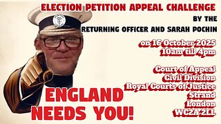 Next Thursday 16th October 2025 Civil Appeal Court - Royal Courts of Justice.