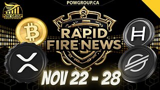 Crypto News Weekly Recap & Rapid Fire Updates (November 22 - 28, 2025)