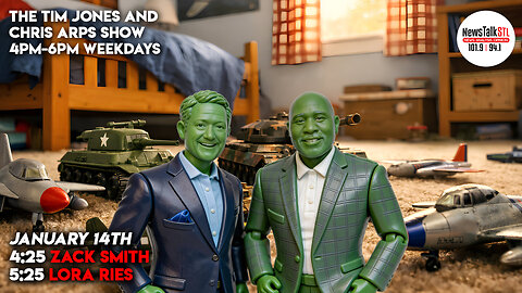 The Tim Jones and Chris Arps Show 01.14.2026 Zack Smith | Lora Ries