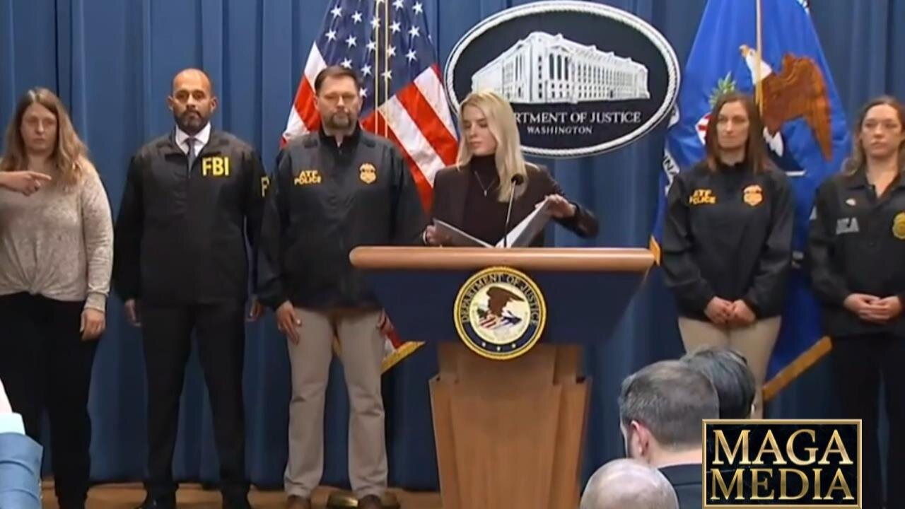 Pam Bondi's first presser as U.S. Attorney General - February. 12, 2025