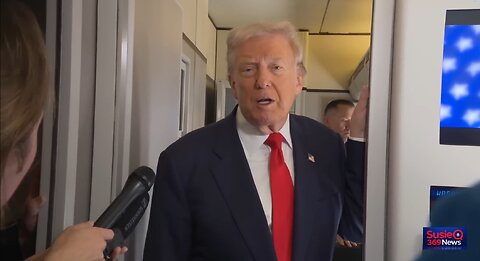President Trump Gaggles with Press on Air Force One, Oct. 31, 2025