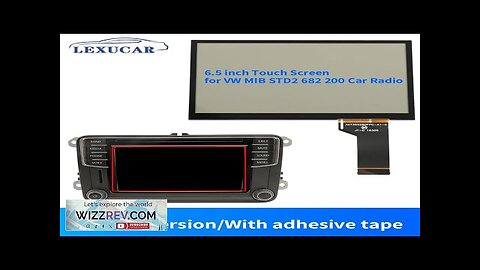 6.5 inch Touch Screen for VW MIB STD2 TDO-WVGA0633F00039/36 WVGA0633F00045 Car Multimedia Review