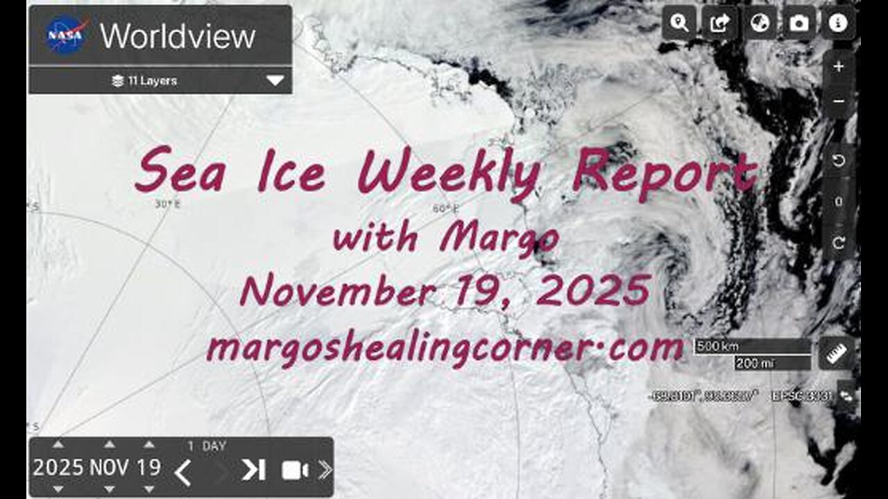 Sea Ice Weekly Report with Margo (Nov. 19, 2025)