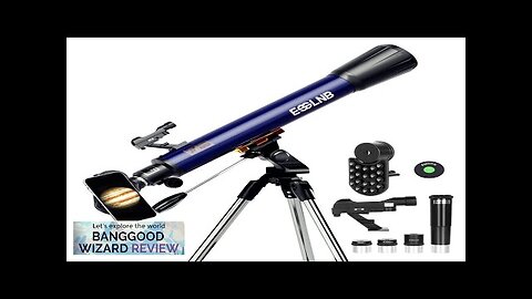 US Direct ESSLNB 525X Astronomical Telescope 70mm Telescopes with K4/10/20 Eyepieces Review