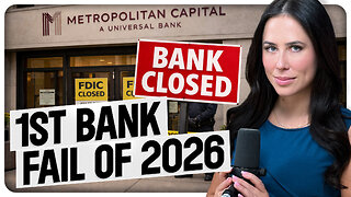 FIRST BANK FAILURE OF 2026: This Is How It Starts