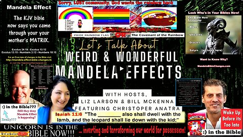 Weird & Wonderful Mandela Effects with Liz Larson & Bill McKenna (compilation version)