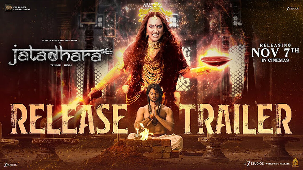 JATADHARA Release Trailer (Hindi) | Sudheer Babu | Sonakshi Sinha