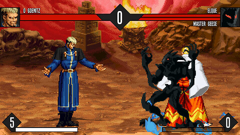 MUGEN - O.Goenitz V2.1 vs. Elque & Master Geese - Download