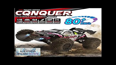 4WD 1:16 80KM/H Super Brushless 50KM/H Brushed RC Car 4x4 Off Road Review