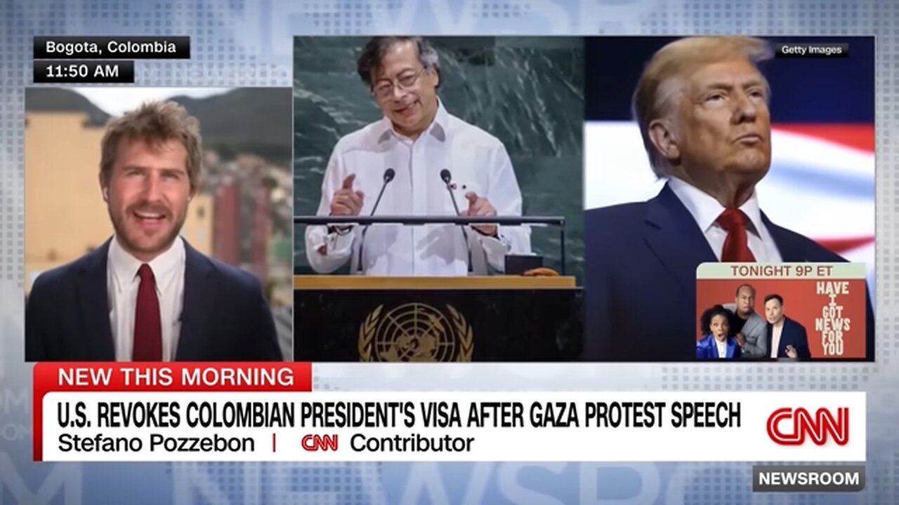 US revokes Colombian presidents visa after Gaza protest speech