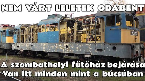 2025.02.09. A kulisszák mögött. Járművek a szombathelyi fűtőházban. Meglepő dolgokba botlik az ember