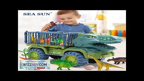 Boys Car Toys Dinosaur Truck Transport Carrier Vehicle Dino Animal Model Tyrannosaurus Review