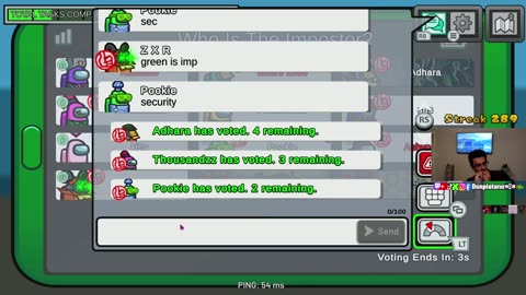 Streak 289: Yns will be made tonight