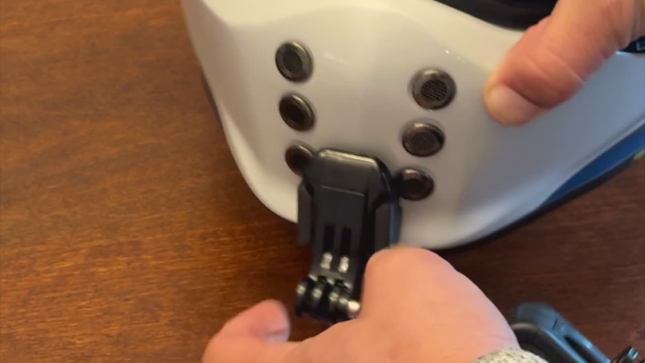 Perfect GoPro Chin Mount Setup! HJC V10 Helmet Install in Under a Minute