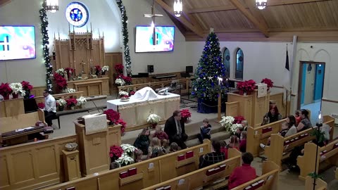 December 25, 2025. 4pm Christmas Eve Family Service. S.A.M. Jon Rhoades "It is Love".