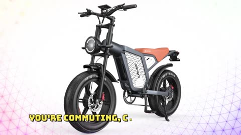 Jansno X90 Electric Bike 750W 48V 14AH Battery 16 Inch Fat Tire All Terrain Electric Bike