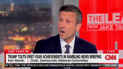 Jake Tapper Tells DNC Chair Dems' Midterm Success Hinges More On Backlash To Trump