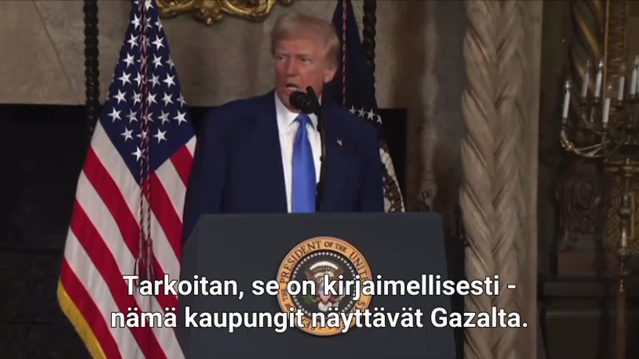 TRUMP- "minusta tuntuu että minulla on valta lopettaa tämä sota"