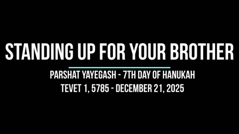 Standing Up For Your Brother