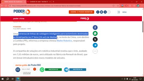 Robôs chineses vão modernizar fábrica da Renault no Brasil.mp4