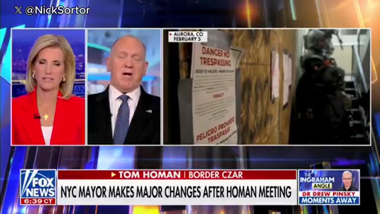 🚨 Tom Homan just sent a STERN warning to illegals in NYC, after Mayor agrees to allow...