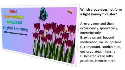 Advanced British English Quiz; Lesson 2; Part 3