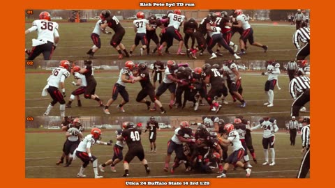Prototype 490: Buffalo State's Rich Pete 5yd TD run vs Utica